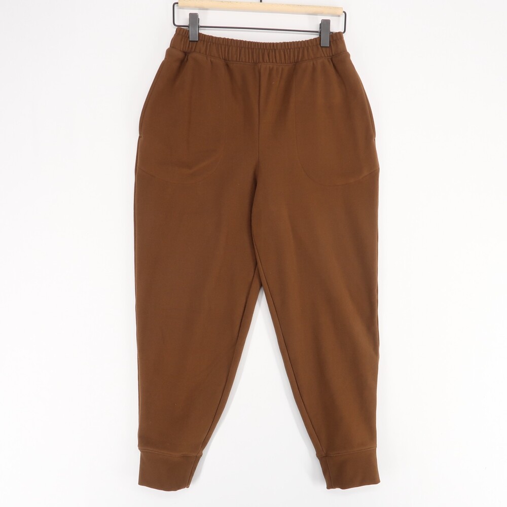 Varley‎ Brushed Rib Slim Cuff Pant 25 Pants Womens XS Brown Ribbed Jogger